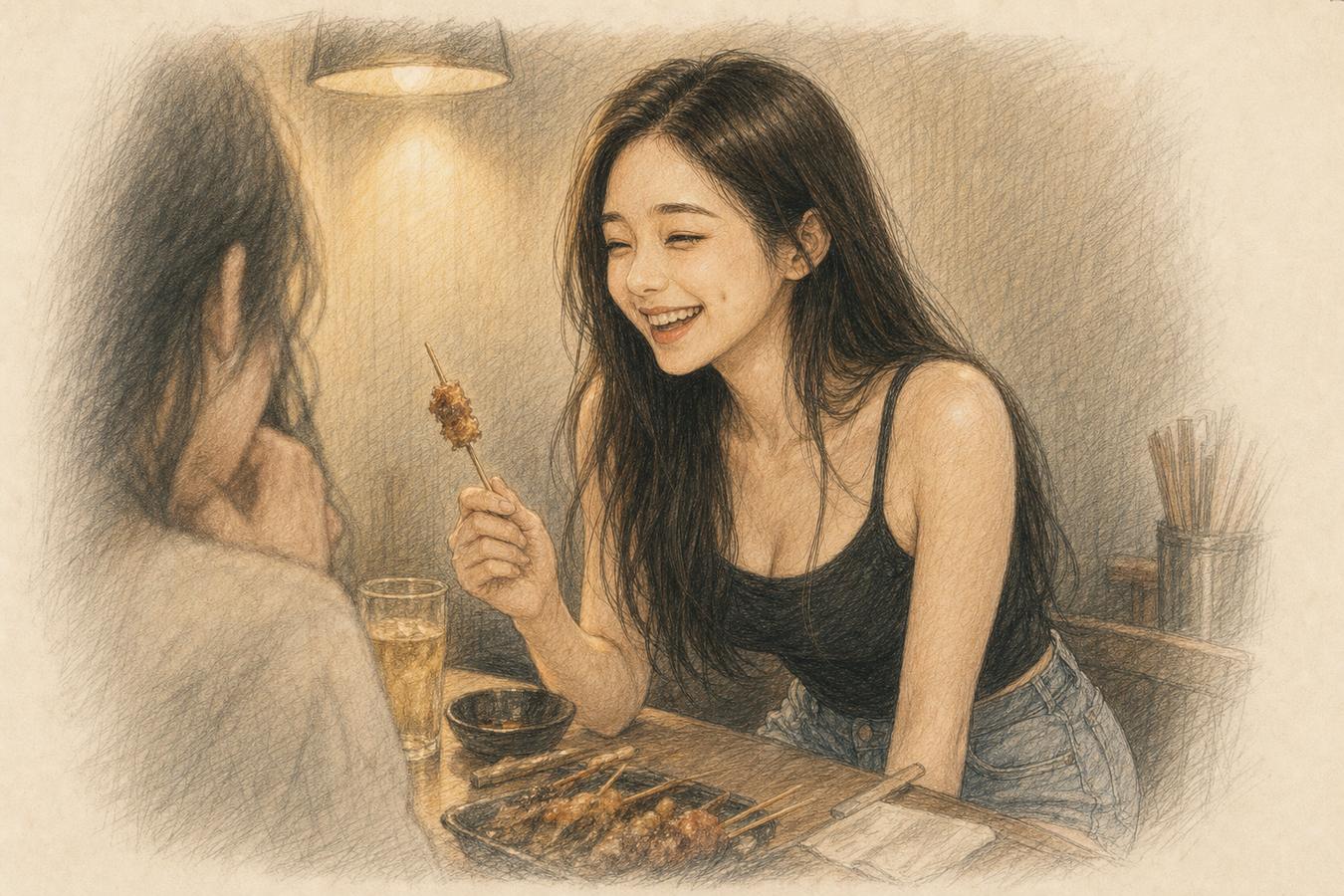 插畫：她講話的樣子跟十年前一樣